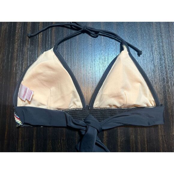 Xhilaration size L black bikini swim top - Picture 4 of 6